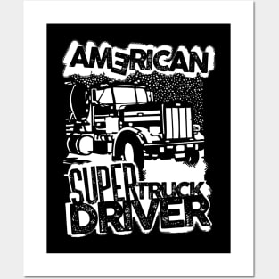 Truck Driver, Super truck driver, Posters and Art